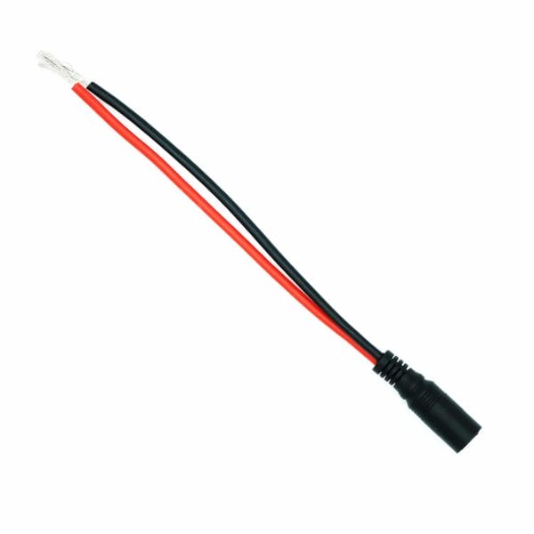 DC Silicone cable Fem. plug for battery (B42)